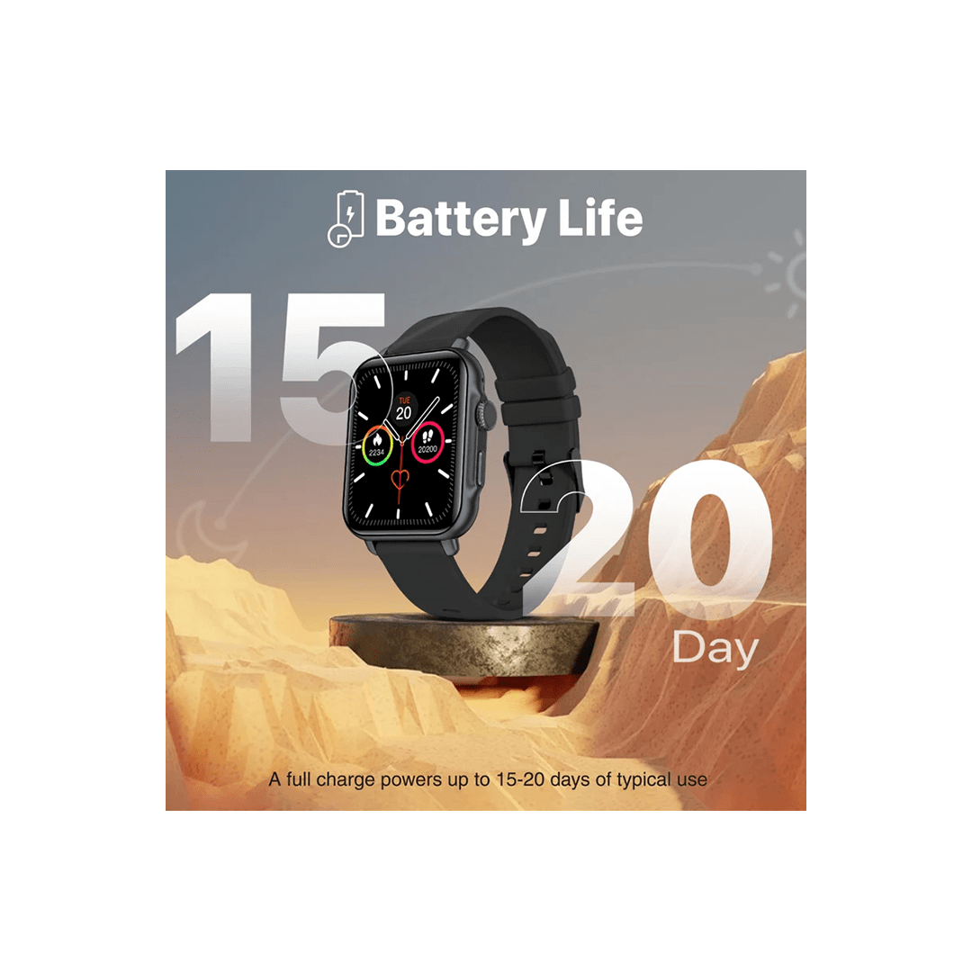 Promate ProWatch-B18 SuperFit™ Smartwatch With Handsfree Support - Graphite in Qatar Promate ProWatch-B18 SuperFit™ Smartwatch With Handsfree Support - Graphite in Qatar